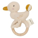 bijtring rammelaar
bio-katoen
Dacy de Eend